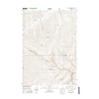 2013 Map of Phi Kappa Mountain, 2013 Print