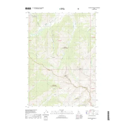2020 Map of Phi Kappa Mountain, 2020 Print