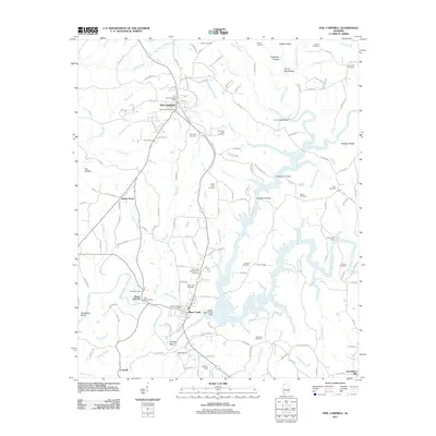 2011 Map of Phil Campbell, 2011 Print