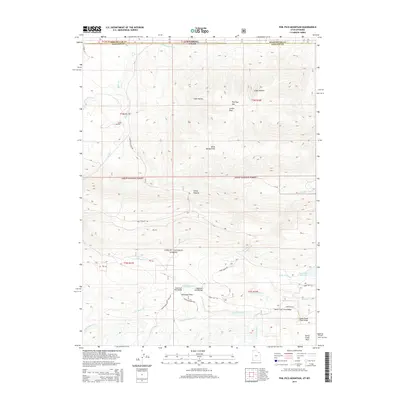 2014 Map of Phil Pico Mountain, 2014 Print