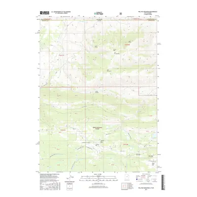 2017 Map of Phil Pico Mountain, 2017 Print