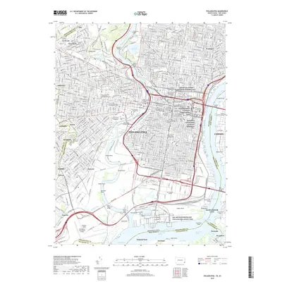2019 Map of Philadelphia, 2019 Print