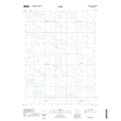 2017 Map of Philbrick Lake, 2017 Print