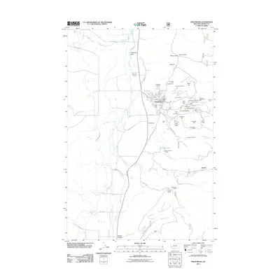 2011 Map of Philipsburg, 2011 Print