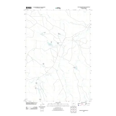 2011 Map of Phillippi Reservoir, 2011 Print