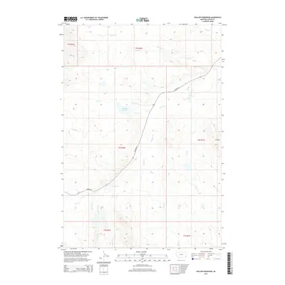 2014 Map of Phillippi Reservoir, 2014 Print