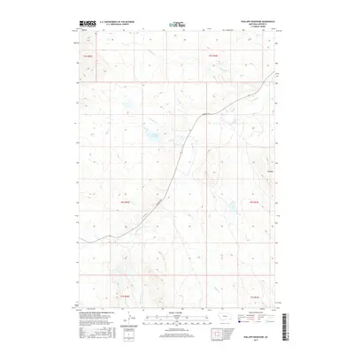 2017 Map of Phillippi Reservoir, 2017 Print