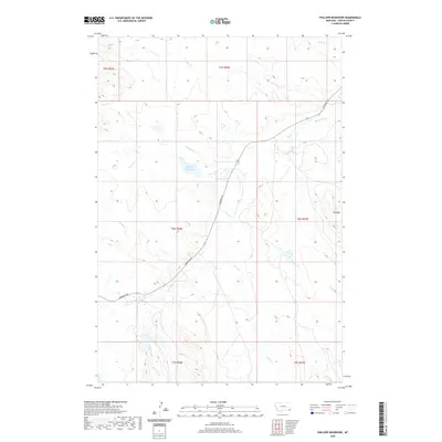 2020 Map of Phillippi Reservoir, 2020 Print