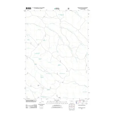 2011 Map of Phillips Butte, 2011 Print