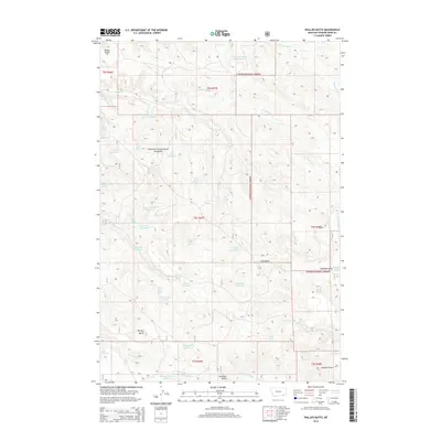 2014 Map of Phillips Butte, 2014 Print