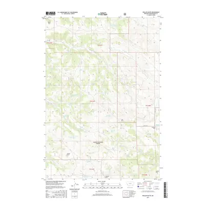 2017 Map of Phillips Butte, 2017 Print