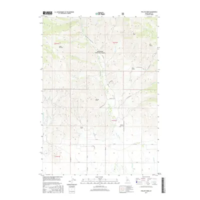 2017 Map of Phillips Creek, 2017 Print