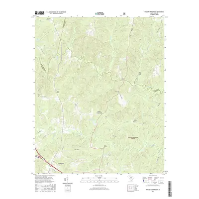 2017 Map of Philson Crossroads, 2017 Print