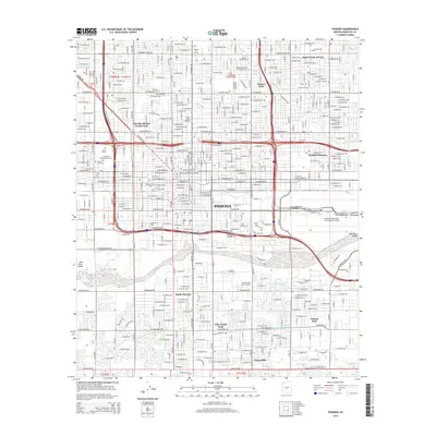 2014 Map of Phoenix, 2014 Print