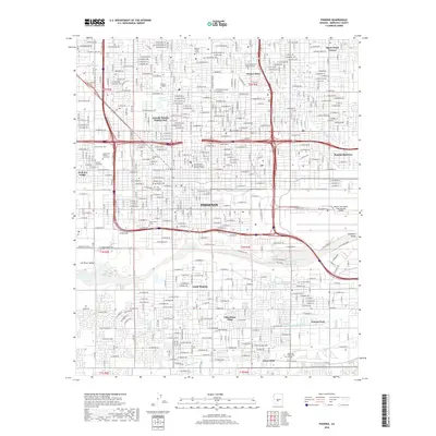 2018 Map of Phoenix, 2018 Print