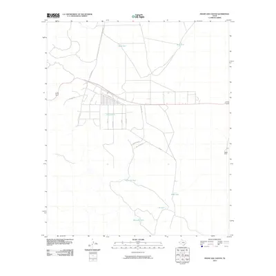 2010 Map of Phone Line Canyon, 2010 Print