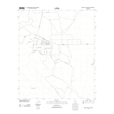 2013 Map of Phone Line Canyon, 2013 Print