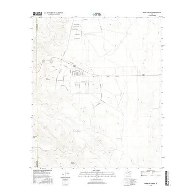 2016 Map of Phone Line Canyon, 2016 Print