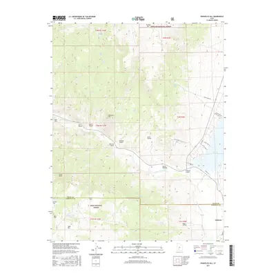 2017 Map of Phonolite Hill, 2017 Print