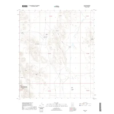 2018 Map of Pia Oik, 2018 Print