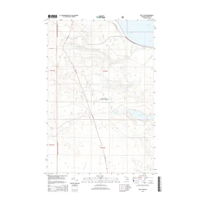 2014 Map of Piatt Lake, 2014 Print
