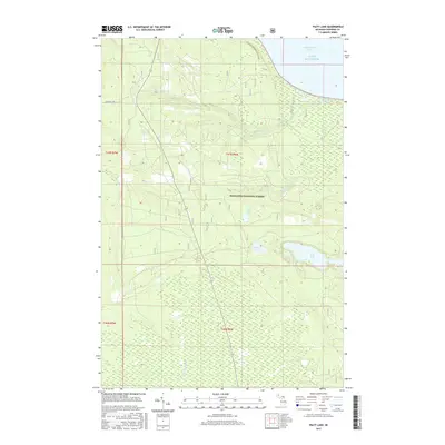 2017 Map of Piatt Lake, 2017 Print