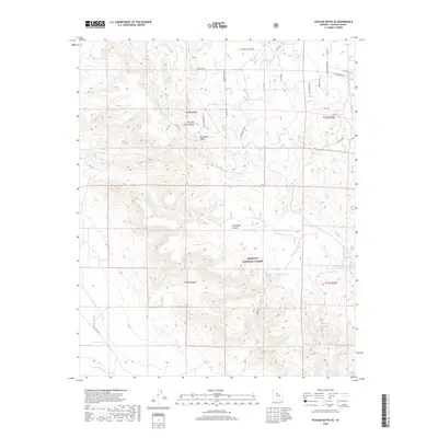 2018 Map of Picacho Butte SE, 2018 Print