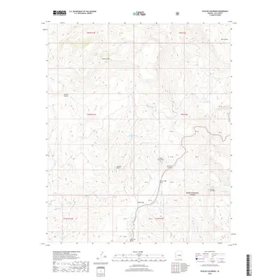 2018 Map of Picacho Colorado, 2018 Print