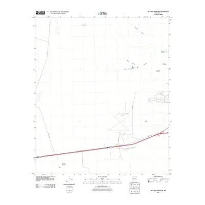 2010 Map of Picacho Mountain, 2010 Print