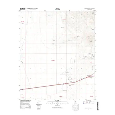 2013 Map of Picacho Mountain, 2013 Print