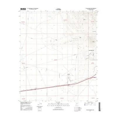 2017 Map of Picacho Mountain, 2017 Print