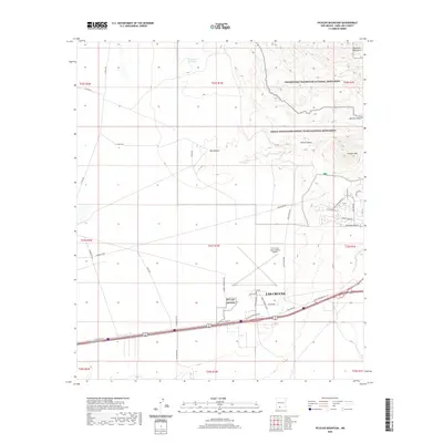 2020 Map of Picacho Mountain, 2020 Print