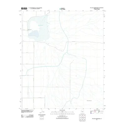 2011 Map of Picacho Reservoir, 2011 Print