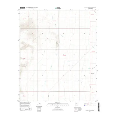 2014 Map of Picacho Reservoir SE, 2014 Print