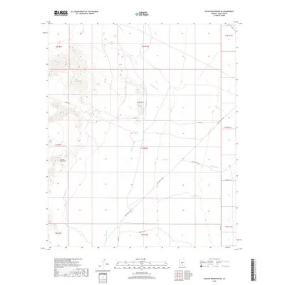 2018 Map of Picacho Reservoir SE, 2018 Print