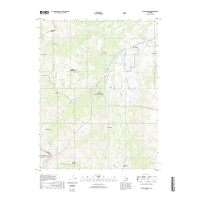 2018 Map of Pickel Meadow, 2018 Print