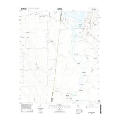 2014 Map of Pickensville, 2014 Print