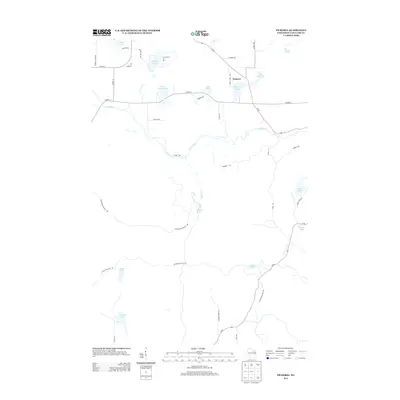 2013 Map of Pickerel, 2013 Print