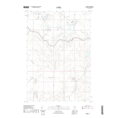 2018 Map of Pickerel, 2018 Print