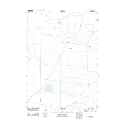2012 Map of Picket Lake, 2012 Print