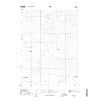 2017 Map of Picket Lake, 2017 Print