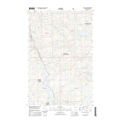 2016 Map of Picket Lake, 2016 Print