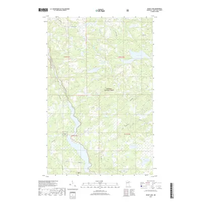 2019 Map of Picket Lake, 2019 Print