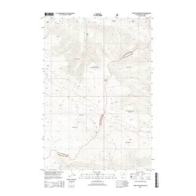 2014 Map of Picket Pin Mountain, 2014 Print