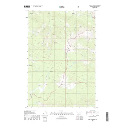 2020 Map of Picket Pin Mountain, 2020 Print