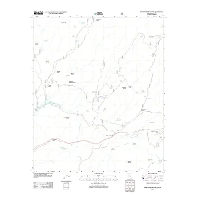 2011 Map of Picketpost Mountain, 2011 Print