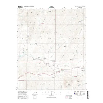 2014 Map of Picketpost Mountain, 2014 Print