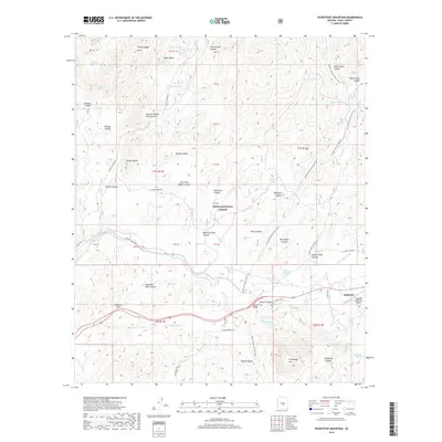 2018 Map of Picketpost Mountain, 2018 Print