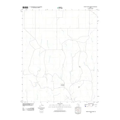 2010 Map of Pickett Ranch Creek, 2010 Print