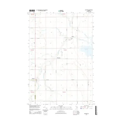 2014 Map of Pickford, 2014 Print